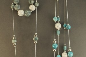 collane con perle in raku dolce