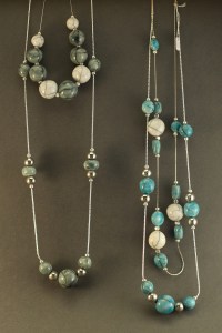 collane con perle in raku dolce