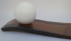 portacandele in raku dolce