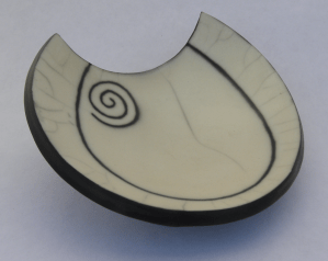 piatto in raku naked