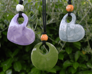 collane con ciondoli in raku dolce